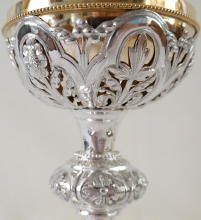 Antique French solid silver Ciborium
